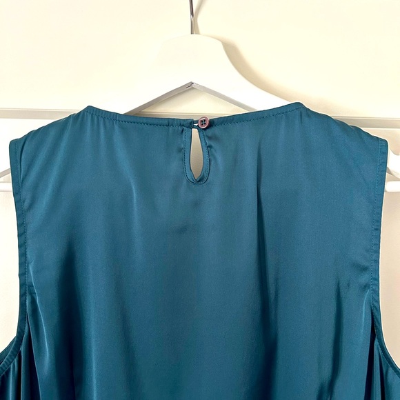 Mexx Teal Blue Ruffled Blouse - Picture 4 of 4